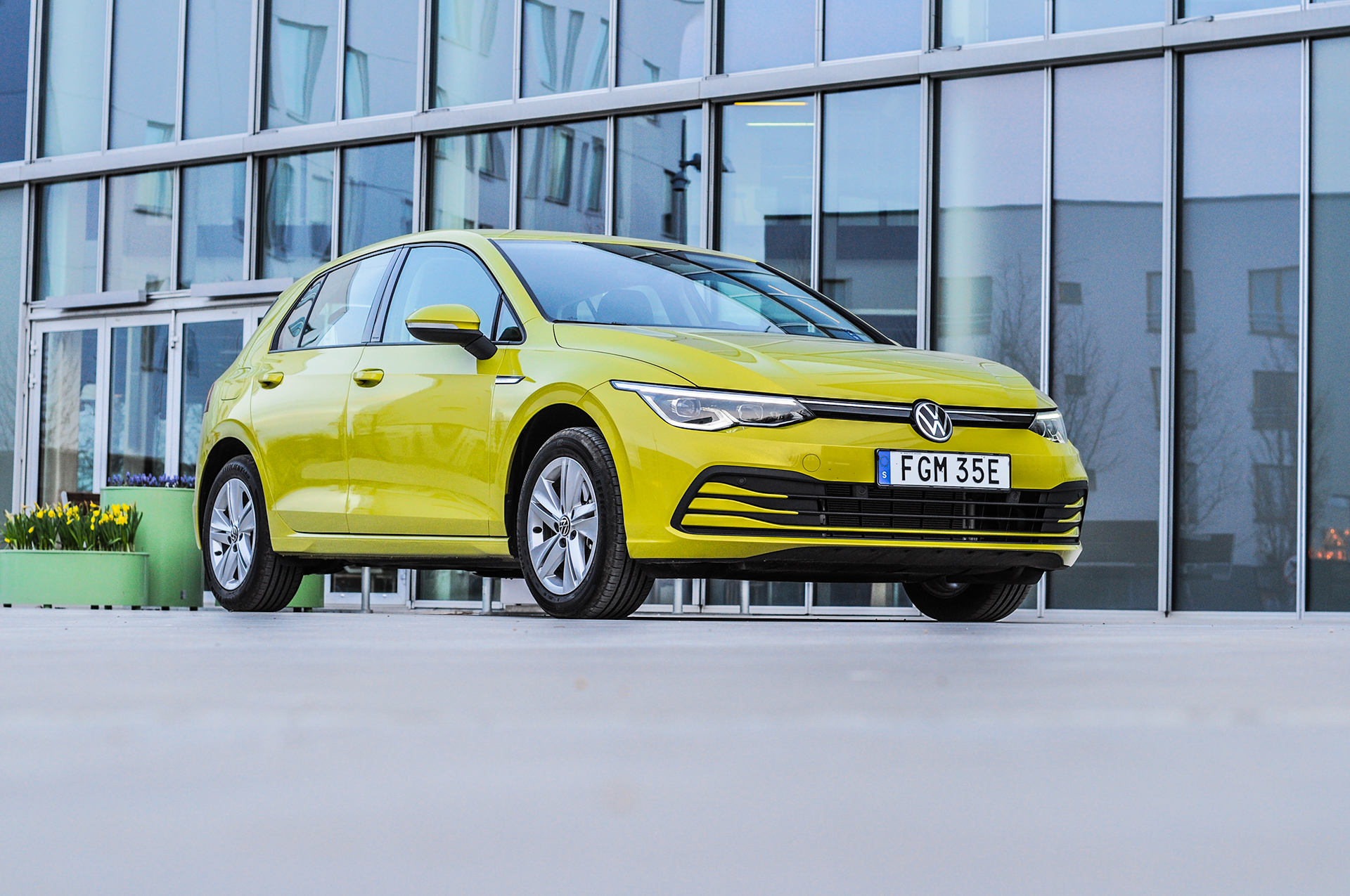 Omslagsbild till kostnadsfritt test av nya Volkswagen Golf