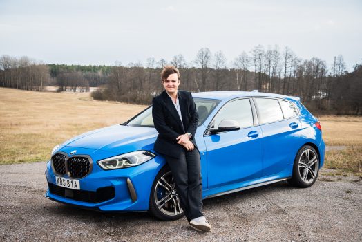 Undertecknad och BMW M135i