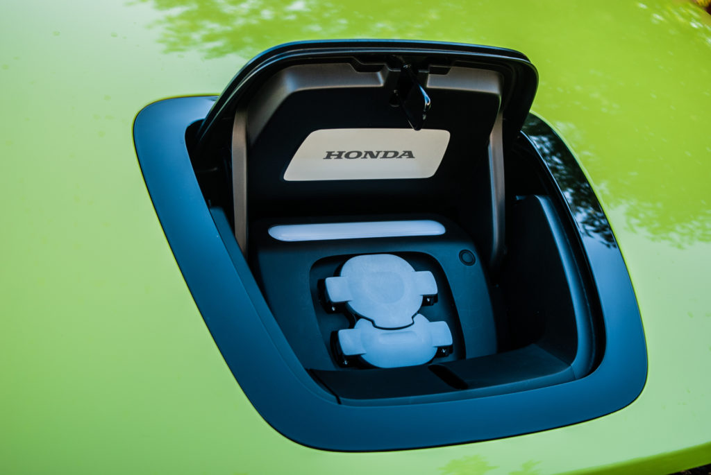 Laddporten på en Honda E