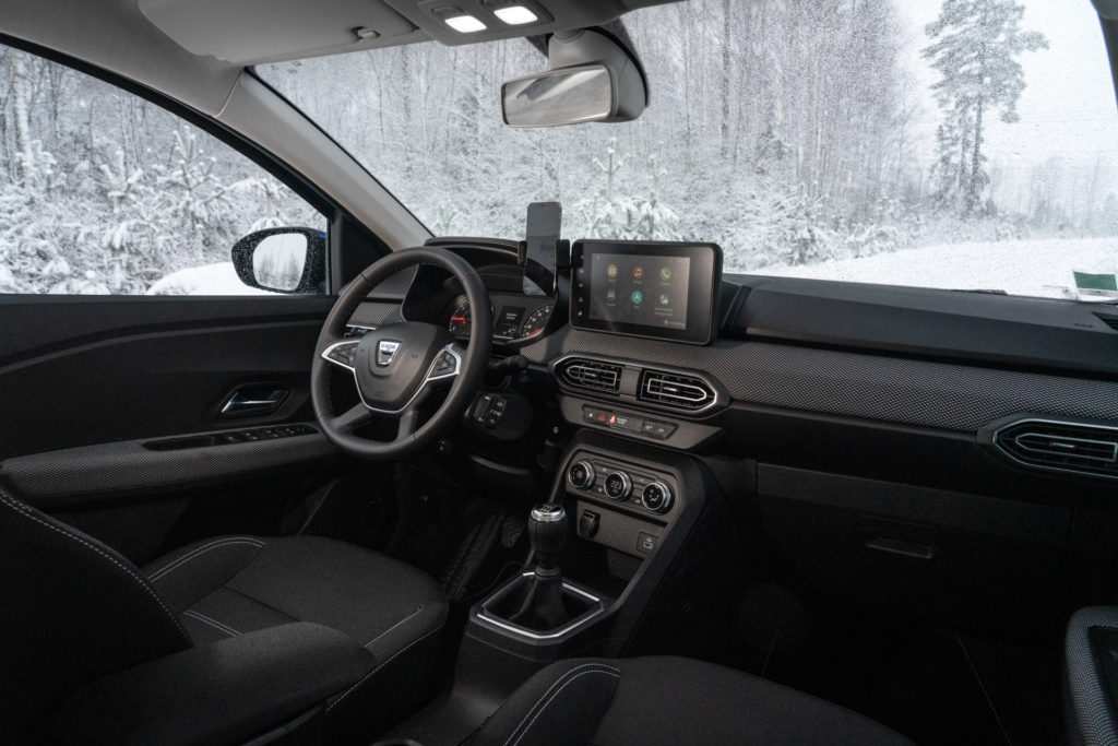 interiör dacia sandero comfort 2021