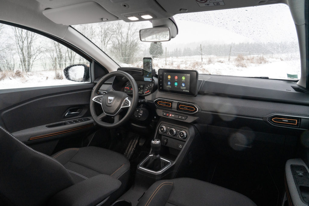 interiör dacia sandero stepway comfort 2021