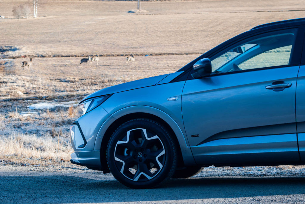 opel grandland rådjur fält