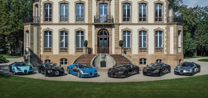 Fyra Bugatti Veyron beslagtagna av tysk polis