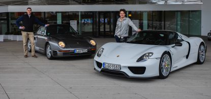 Test: Porsche 959 och Porsche 918 provkörda – tvättäkta ikoner